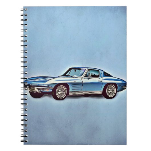 1963 Chevrolet Corvette Sting Ray Coupe Notizblock (Vorderseite)