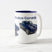 1963 Chevrolet Split Window Corvette Zweifarbige Tasse (VorderseiteRechts)