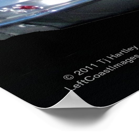 1963 CORVETTE POSTER (Ecke)