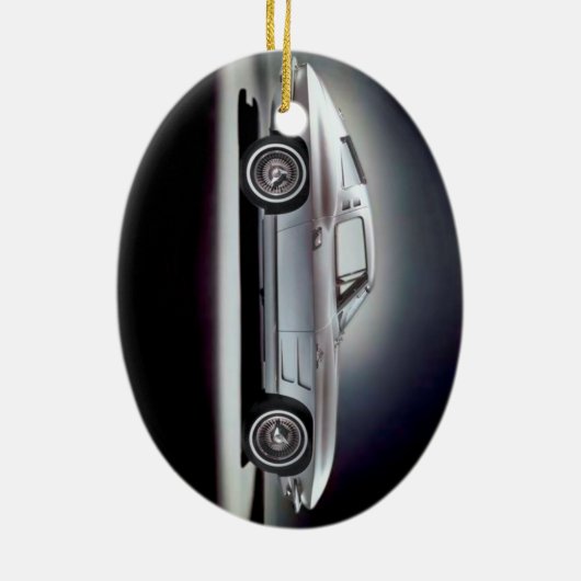 1963 Corvette Sting Ray Keramik Ornament (Hinten)