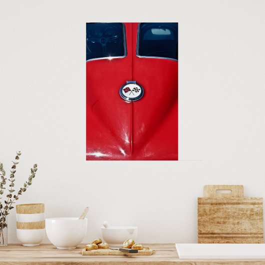 1963 Corvette Sting Ray Poster (Küche)