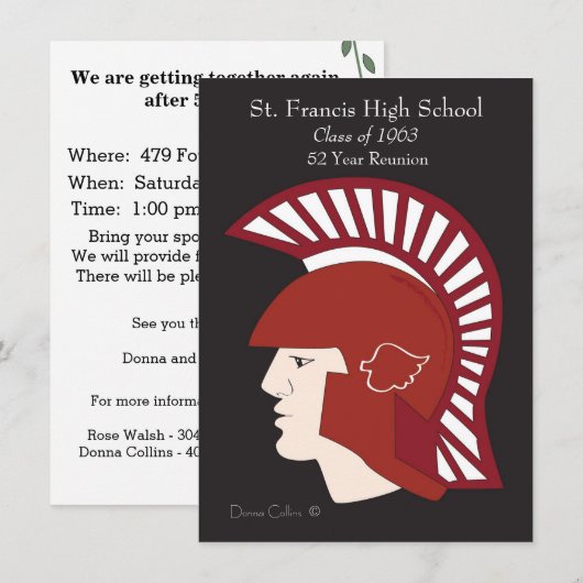 1963 Einladung (Vorne/Hinten)