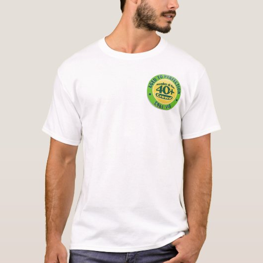 1963 gealtert zur Perfektion T-Shirt (Vorderseite)