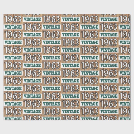 1963 geboren geschenkpapier (Flach)