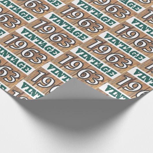 1963 geboren geschenkpapier (Ecke)