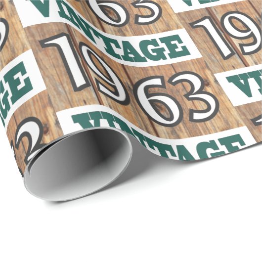 1963 geboren geschenkpapier (Rolleneckpunkt)