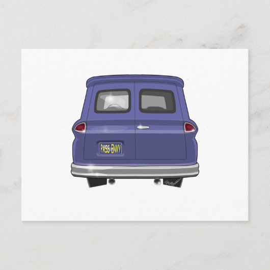 1963 GMC Chevy Panel Truck Postkarte (Vorderseite)