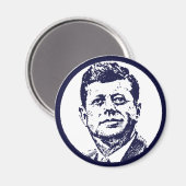 1963 JFK MAGNET (Vorderseite/Rückseite)
