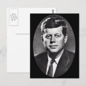 1963 JFK POSTKARTE (Vorne/Hinten)