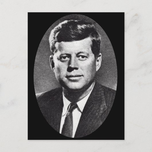 1963 JFK POSTKARTE (Vorderseite)