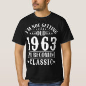 1963 - Klassischer Vintager Stil T-Shirt (Vorderseite)