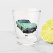 1963 klassisches Autoschussglas Schnapsglas (Vorderseite)