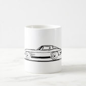 1963 Korvette Sting Ray Split Window Coupe Kaffeetasse (Mittel)