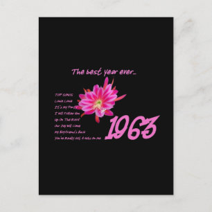 1963 OLDIES Geburtstagsgeschenk Wiedersehen Postkarte