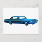 1963 Plymouth Sport Fury Postkarte (Vorderseite)