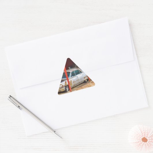 1963 Silver Sadan Deville Dreieckiger Aufkleber (Umschlag)