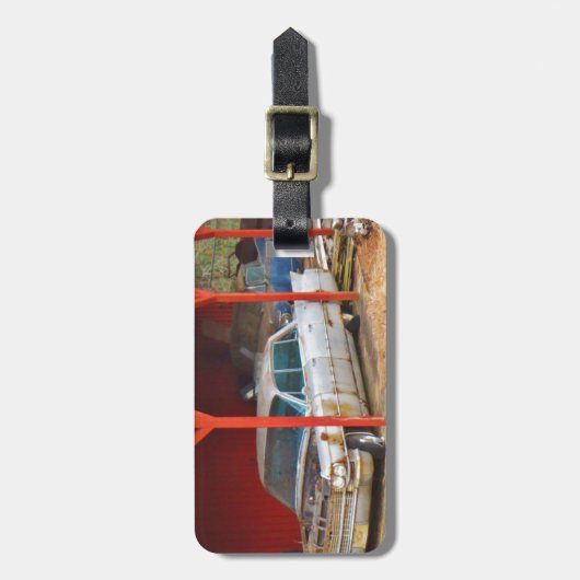 1963 Silver Sadan Deville Gepäckanhänger (Vorderseite vertikal)