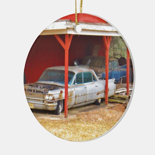 1963 Silver Sadan Deville Keramikornament (Links)