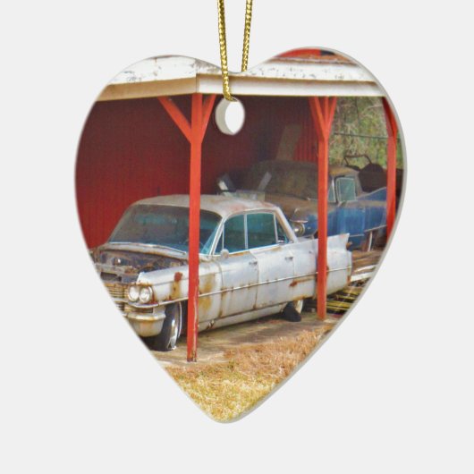 1963 Silver Sadan Deville Keramikornament (Links)