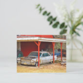 1963 Silver Sadan Deville Postkarte (Stehend Vorderseite)