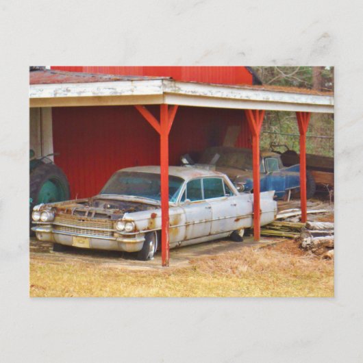 1963 Silver Sadan Deville Postkarte (Vorderseite)