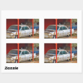 1963 Silver Sadan Deville Rechteckiger Aufkleber (Blatt)