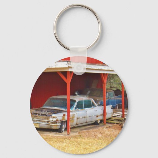 1963 Silver Sadan Deville Schlüsselanhänger (Vorderseite)