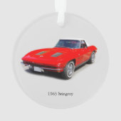 1963 Stingray-Acrylschmuck Ornament (Rückseite)