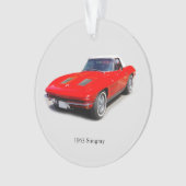 1963 Stingray-Acrylschmuck Ornament (Vorderseite)