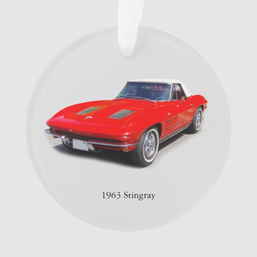 1963 Stingray-Acrylschmuck Ornament (Vorderseite)