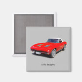 1963 Stingray-Magnet Magnet (Vorderseite/Rückseite)