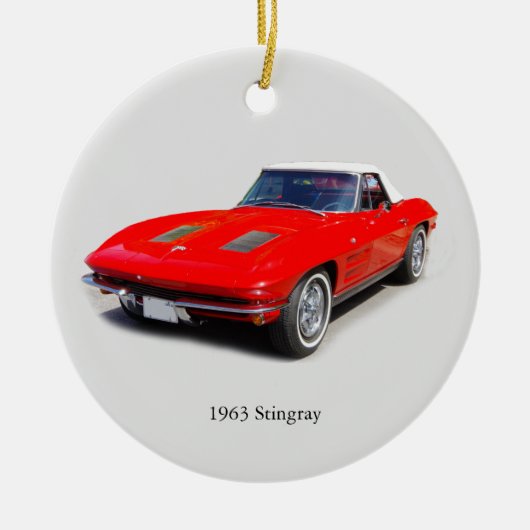 1963 Stingray-Ornament Keramik Ornament (Vorne)