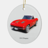 1963 Stingray-Ornament Keramik Ornament (Links)