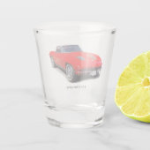 1963 Stingray-Schussglas Schnapsglas (Rückseite)