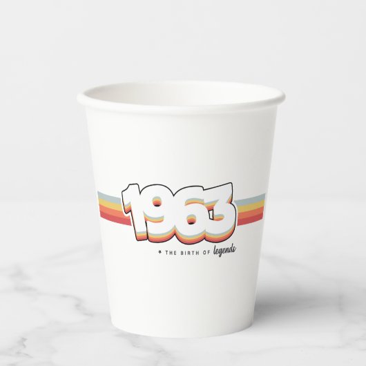 1963 The birth of legends Pappbecher (Vorderseite)