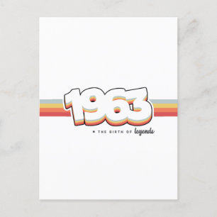 1963 The birth of legends Postkarte