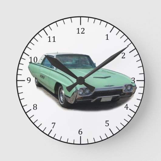 1963 Uhr des grünen Oldtimer (Vorderseite)