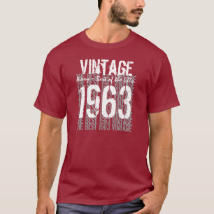 1963 Vintage Best of the 60er Benutzerdefinierter T-Shirt