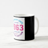 1963 Vintager Geburtstag Kaffeetasse (VorderseiteRechts)