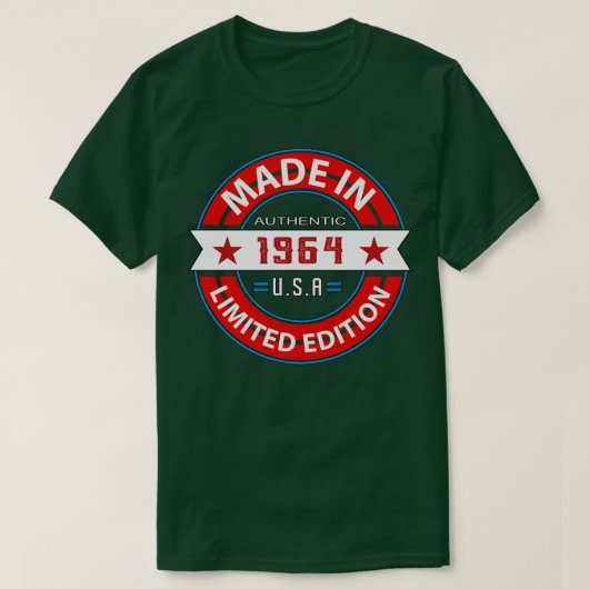 1964 59 Jahr T-Shirt (Design vorne)