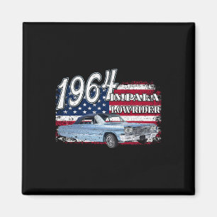 1964 64 Impala Lowrider Ss 4. Juli Amerikanisch  Magnet