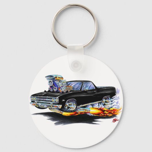 1964-65 El Camino Black Truck Schlüsselanhänger (Vorderseite)