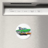 1964-65 El Camino Green Truck Magnet (In Situ (Geschirrspüler))