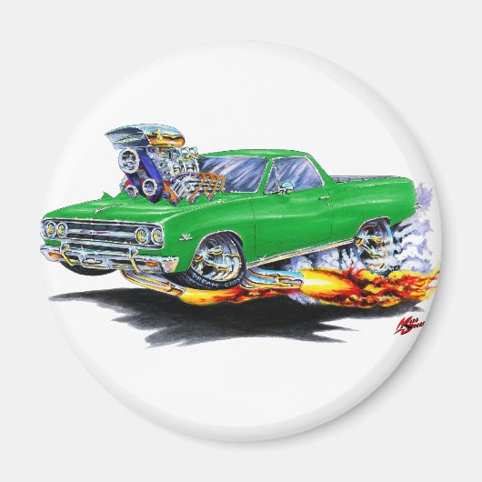 1964-65 El Camino Green Truck Magnet (Vorne)