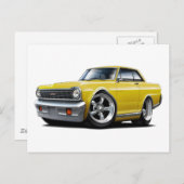 1964-65 Nova Yellow Car Postkarte (Vorne/Hinten)