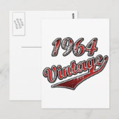 1964 Antik Postkarte (Vorne/Hinten)