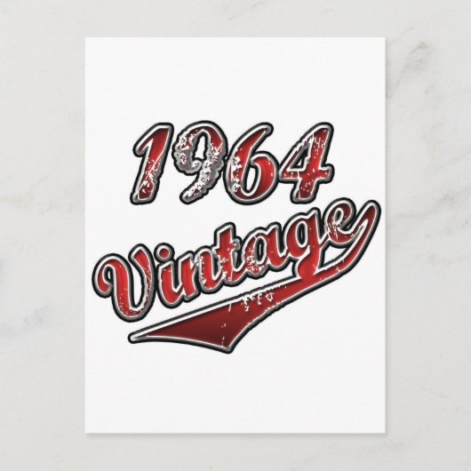 1964 Antik Postkarte (Vorderseite)