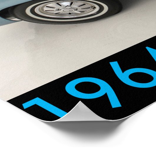 1964 Chevrolet Corvette Poster (Ecke)