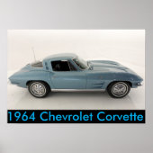 1964 Chevrolet Corvette Poster (Vorne)