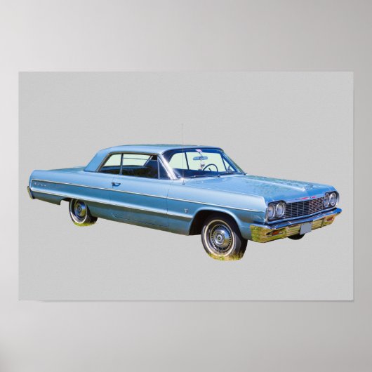 1964 Chevrolet Impala Antiker Auto Poster (Vorne)
